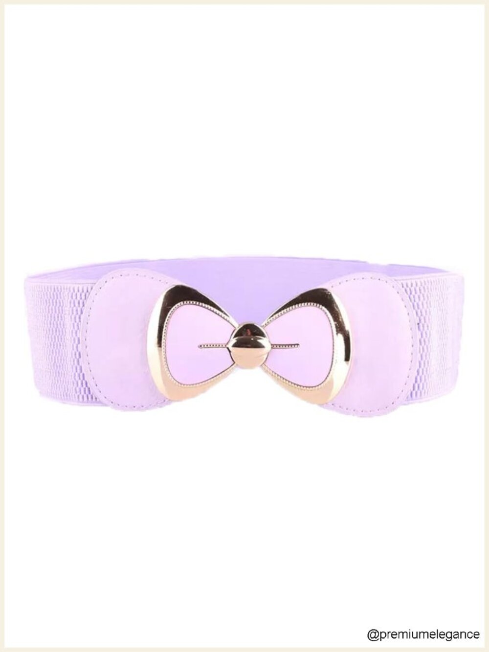 Elegant PU Bowknot Stretch Wide Belt for Women, Waist Cincher for Dresses &